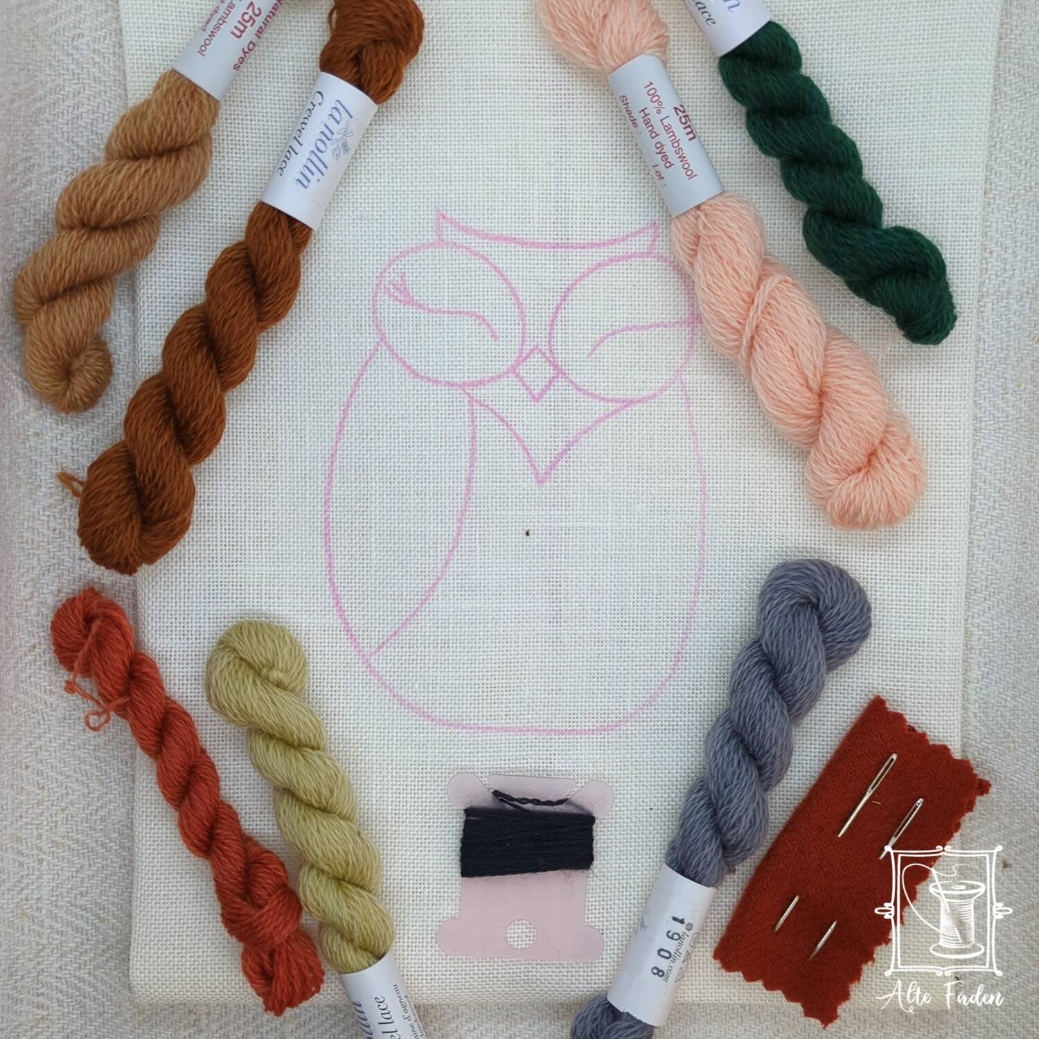 DIY-Kit "Lerne mittelalterliche Stickerei / DIY set "learn medieval embroidery" - Image 2