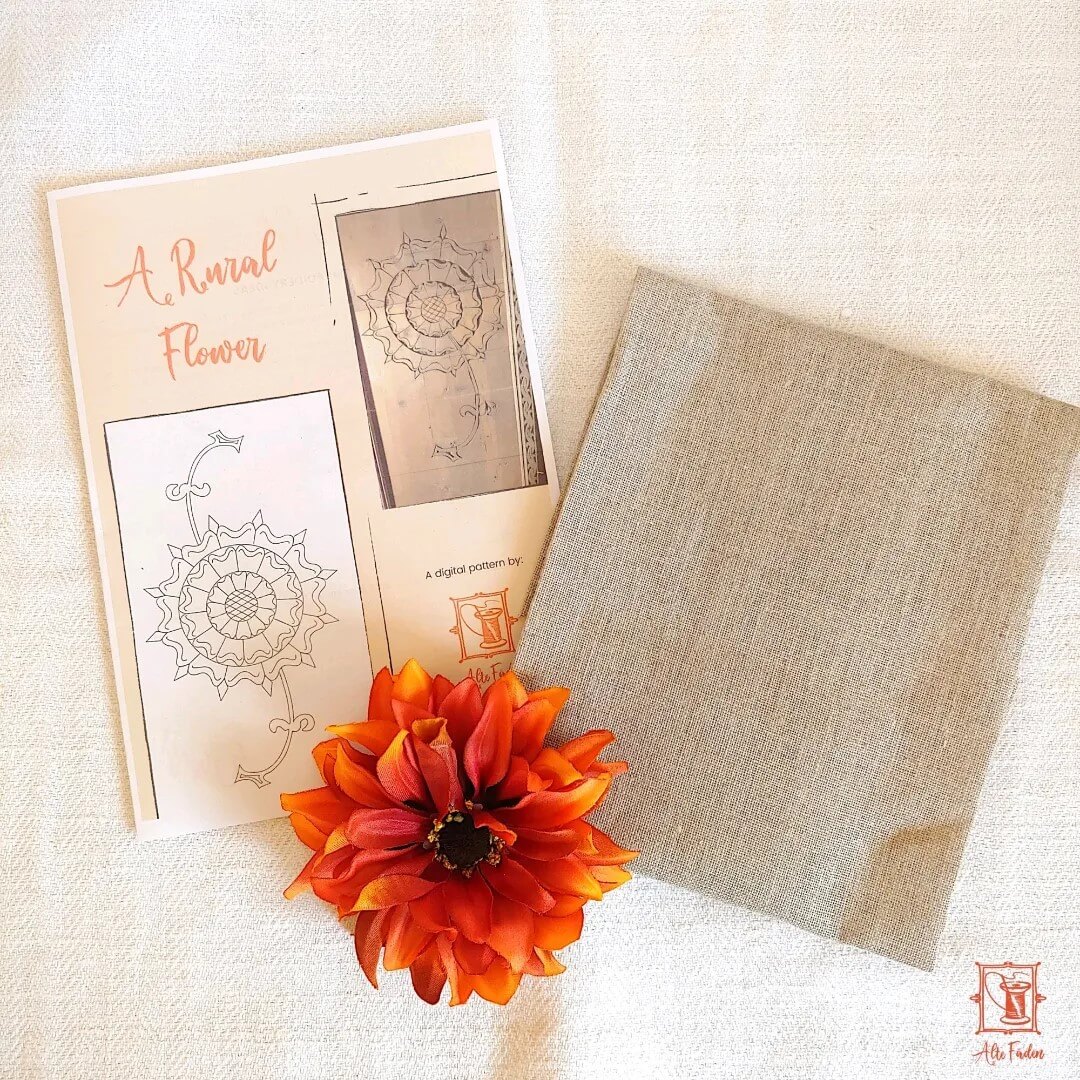 Stickerei-Box mit pflanzlich gefärbten Wollfäden - Image 2