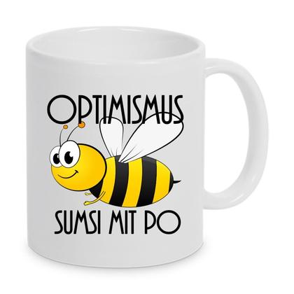 Optimismus Biene Sumsi mit Po Tasse