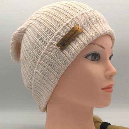 Mütze mit Rippenmuster