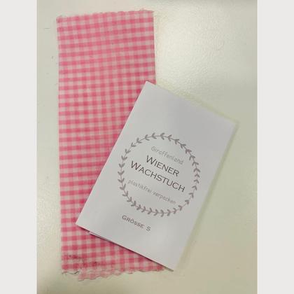 Wiener Wachstuch Gr. S Karo rosa