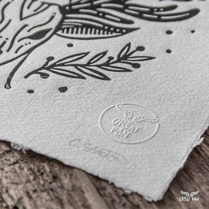 Linoldruck "Totem" - Image 2