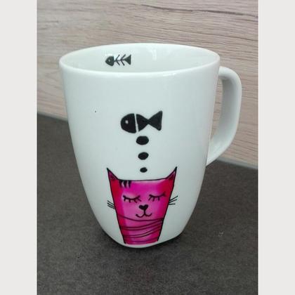 Kaffeebecher “Catfish“ pink