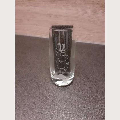 6 Stück Schnapsglas "Gams"