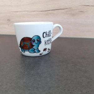 Kaffeebecher "chillkröte"