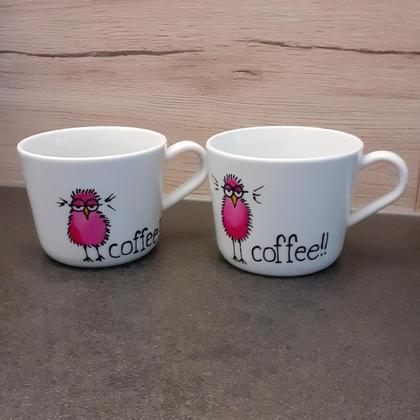 Kaffeebecher "coffee !!" pink