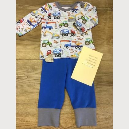 Jungen-Set "Baufahrzeuge" in Gr. 74