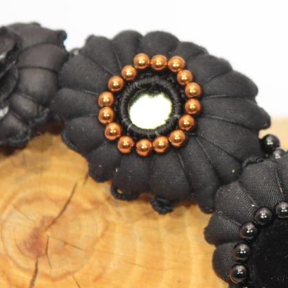 Textiljuwelen "Black Pearl" - Image 2