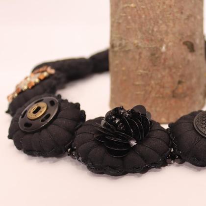 Textiljuwelen "Black Pearl" - Image 3