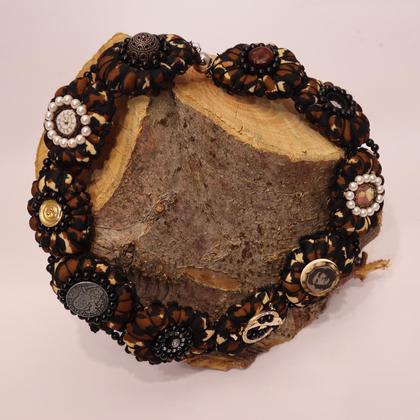 Textiljuwelen "Camouflage"