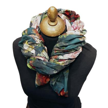 Gesmokter Schal "gemustert" (Canadian Smoking)