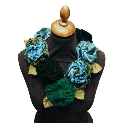 Rosenschal TÜRKIS-GRÜN