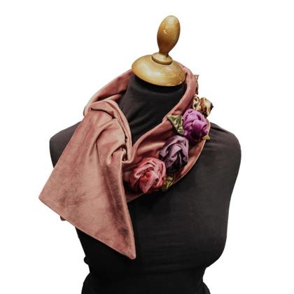 SchalKragen "Altrosa"