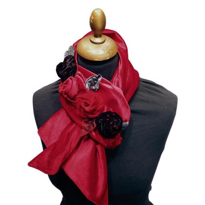 SchalKragen "Rosen so rot"