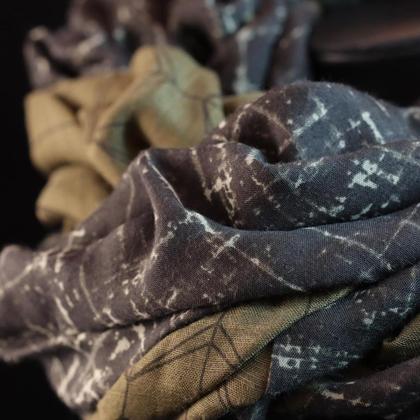 Gesmokter Schal "OLIVE" (Canadian Smoking) - Image 4