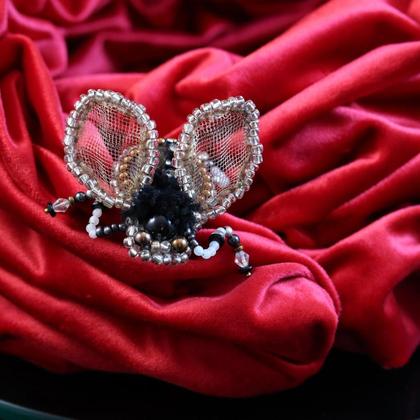 Schmuckkäfer/Brosche "Netzteilchen" - Image 3