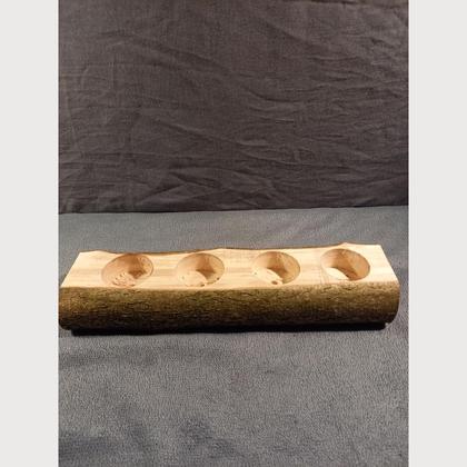 Kerzenhalterung aus Holz - Image 2