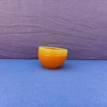 Bienenwachskerze, Bienenwachskerze mit Holzdocht