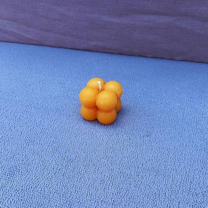 Bubble Kerze klein, Bienenwachskerze - Image 3