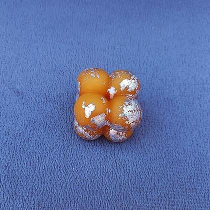 Bubble Kerzen Silber, Bienenwachskerze - Image 2