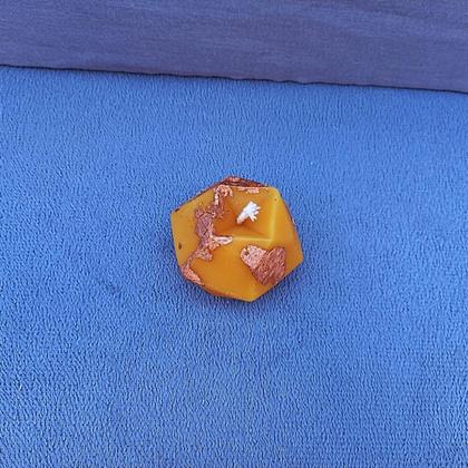 Bubble Kerze Bronze, Bienenwachskerze - Image 3