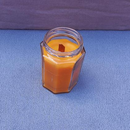 Bienenwachskerze, Kerze im Glas