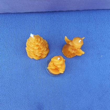 Bienenwachskerze 3er-Set Weihnachten - Image 4