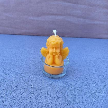 Bienenwachskerze Teelicht-Engel