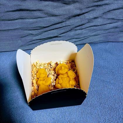 Geschenkbox, Bienenwachskerze