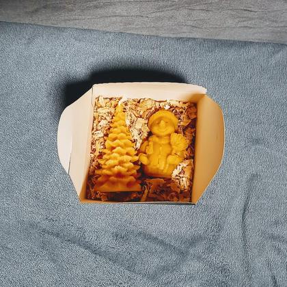 Geschenkbox, Bienenwachskerze 2er -Set - Image 2