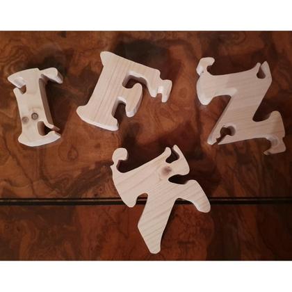 Schriftzug als Puzzle aus Holzbuchstaben - Image 2