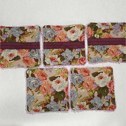 Kosmetikpads ArtDeco, nachhaltig und waschbar, 5 Stück aus Frottee und Baumwolle - Image 2