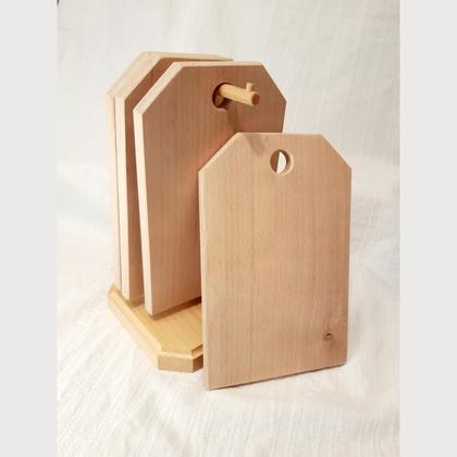 Jausenbretter mit Holzständer