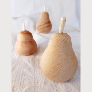 Holzbirnen aus Zirbenholz - Karaffenverschluss