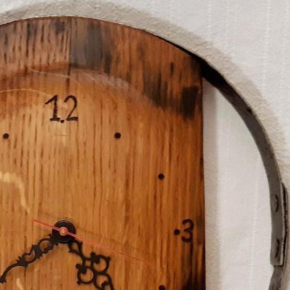 Holzuhr mit Metalleinfassung - Image 2