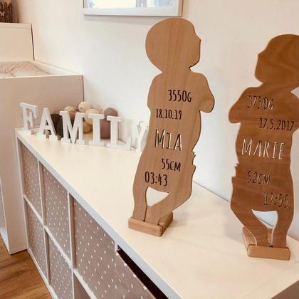 Echtmaß Babysilhouette - Image 2