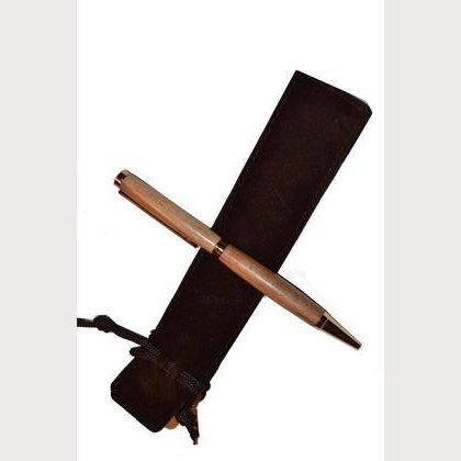 Kugelschreiber aus Holz Buche Handarbeit