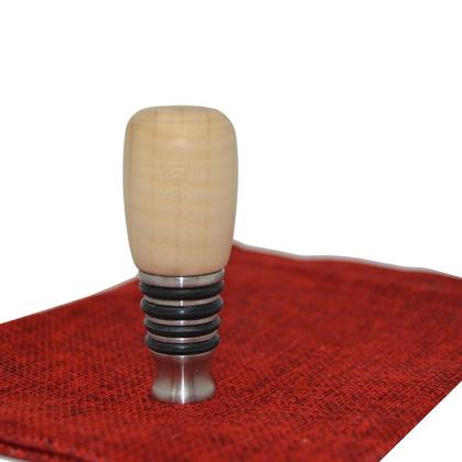 Weinverschluss Weinstöpsel Holz Edelstahl Ahorn Riegelahorn