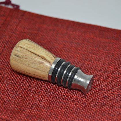 Weinverschluss Weinstöpsel gestockte Buche m. Säckchen