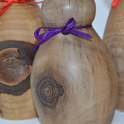 Osterhase Hasen aus Holz handmade Geschenk Osterdeko Holzdeko - Image 3