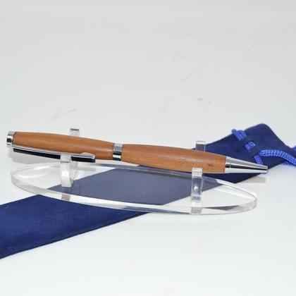 Holz Kugelschreiber Zwetschke Handarbeit Geschenk Geschenkidee Unikat handmade