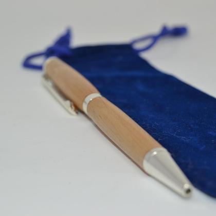 Holz Kugelschreiber Erle Drehkugelschreiber aus Holz Holzkugelschreiber - Image 3