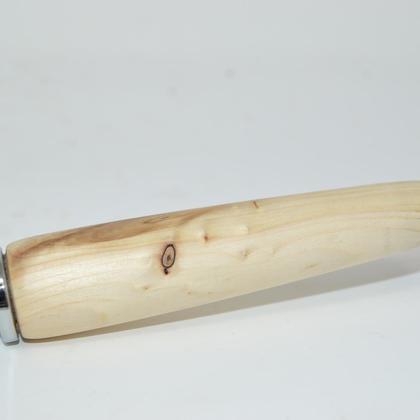 Holz Flaschenöffner Kapselheber aus Wacholder Holz verchromt handmade Gravur - Image 3