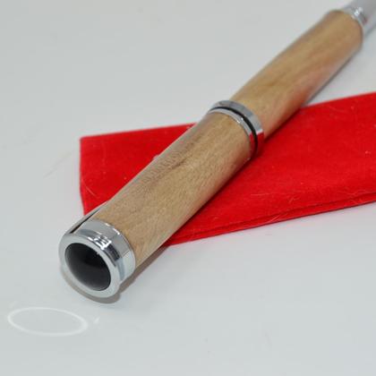 Holz Füllfeder Füller mit Schraubkappe Walnuss Handarbeit - Image 4