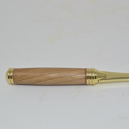 Holz Brieföffner Öffner Eiche Geschenk Unikat handmade Gravur - Image 2