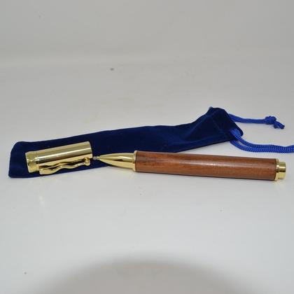 Holz Rollerpen Kugelschreiber Apfelholz Geschenk Unikat handmade