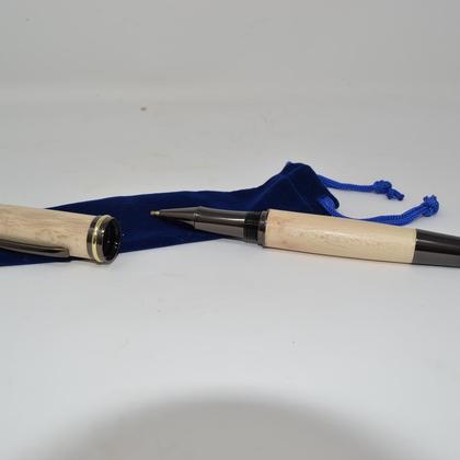 Holz Rollerpen Kugelschreiber Platane Geschenk Unikat handmade - Image 2