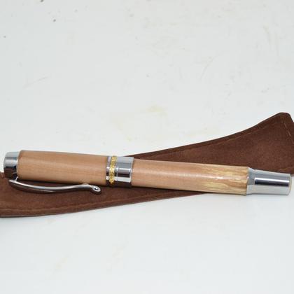 Holz Füller Füllfeder Füllfederhalter Apfel Handarbeit Geschenkidee Unikat