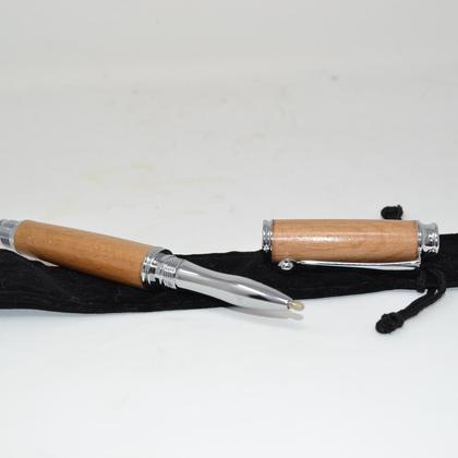 Holz Rollerpen Kugelschreiber Stift Buche Handarbeit Geschenk