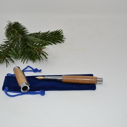 Holz Füller Füllfeder Füllfederhalter Birke Handarbeit Geschenkidee Unikat - Image 3